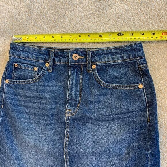 Ella Moss Asymmetrical Hem Miniskirt Sz 26 - Picture 5 of 6